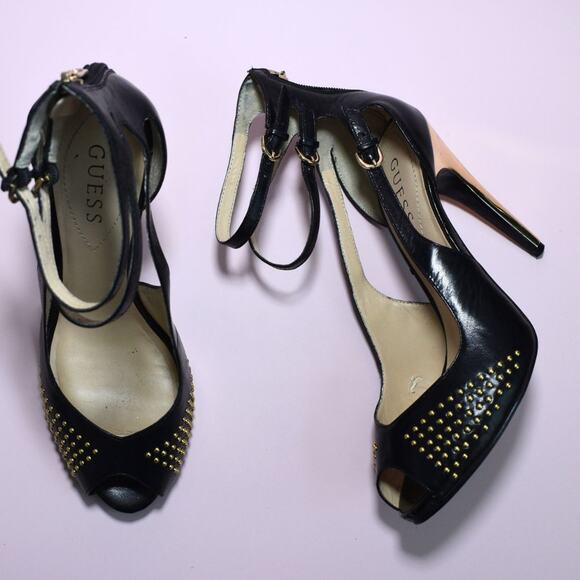 GUESS Women's  Peep Toe Mary Jane Size 8M - Picture 3 of 6